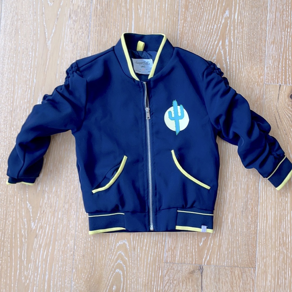 NWOT Sovereign Code navy jacket statement piece size 3t